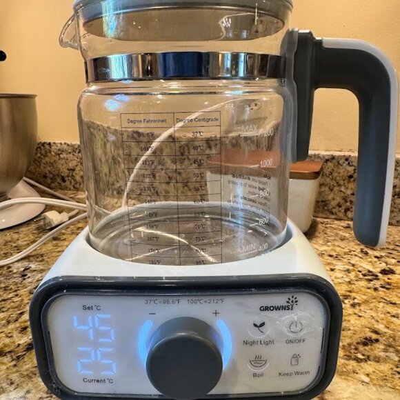 GROWNSY Baby Instant Warmer Bottle Warmer Formula Dispenser Electric Kettle - Picture 2 of 6